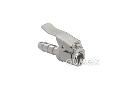 Kompressor-Endstück 5 PNEU, 4 Komplett, gerade Düse, Ventil, DN8, Gusseisen, grau, 